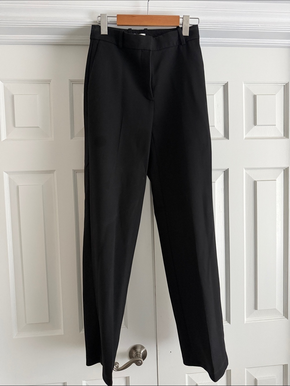 Babaton Black Straight-Leg Agency pant